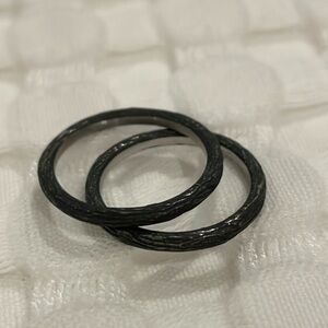 ALARA DAINTY COBALT STACKING RINGS